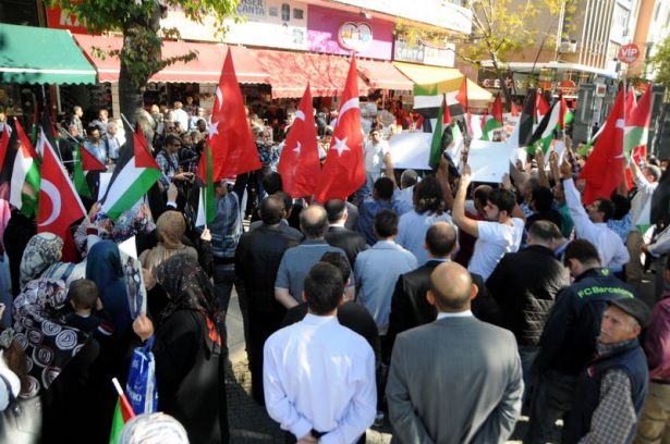 Türkiye 'Kahrolsun İsrail' sloganlarıyla inledi 20