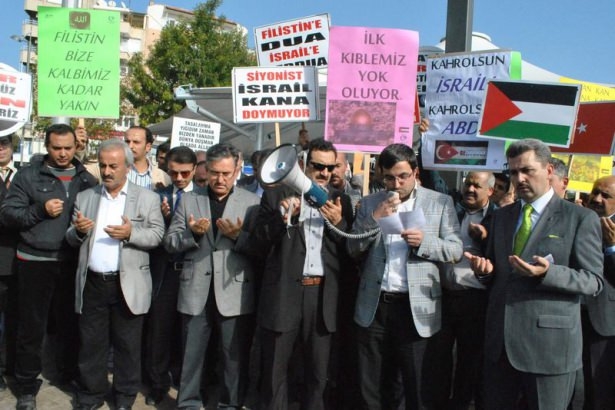 Türkiye 'Kahrolsun İsrail' sloganlarıyla inledi 25