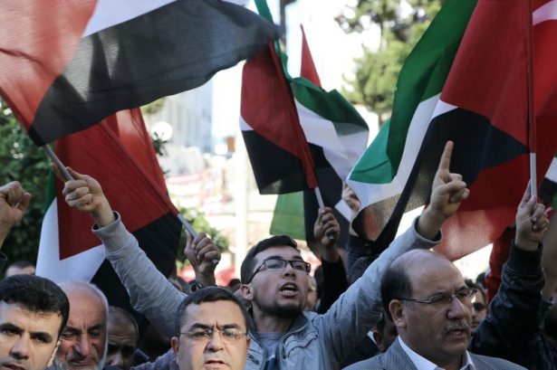 Türkiye 'Kahrolsun İsrail' sloganlarıyla inledi 3