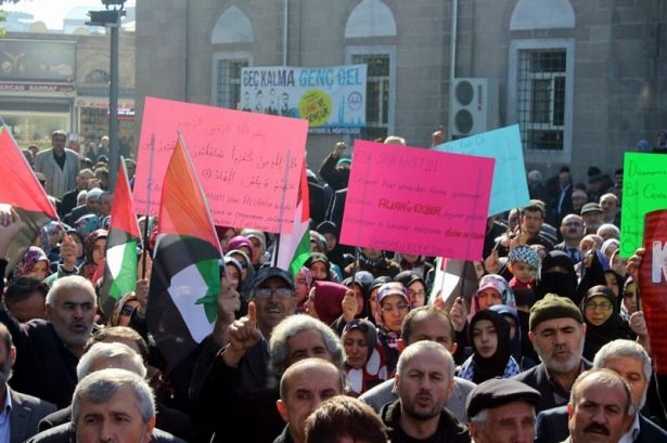 Türkiye 'Kahrolsun İsrail' sloganlarıyla inledi 43