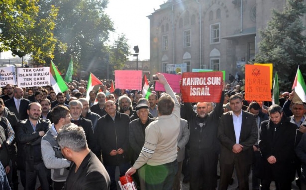 Türkiye 'Kahrolsun İsrail' sloganlarıyla inledi 47
