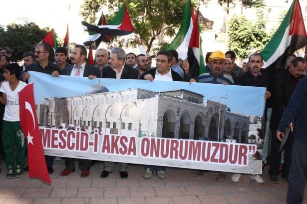 Türkiye 'Kahrolsun İsrail' sloganlarıyla inledi 5