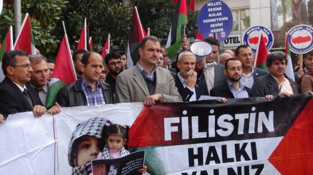 Türkiye 'Kahrolsun İsrail' sloganlarıyla inledi 56
