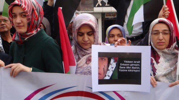 Türkiye 'Kahrolsun İsrail' sloganlarıyla inledi 58