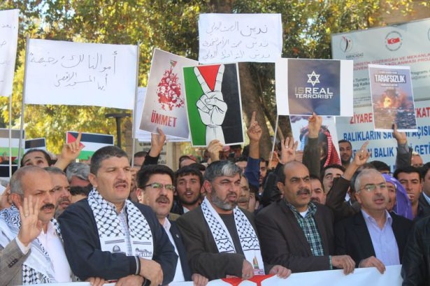Türkiye 'Kahrolsun İsrail' sloganlarıyla inledi 72
