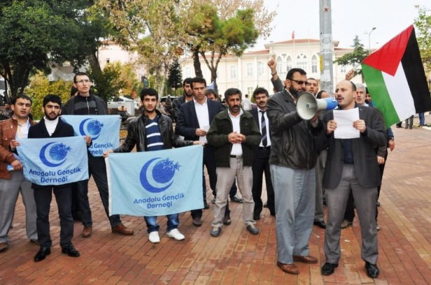 Türkiye 'Kahrolsun İsrail' sloganlarıyla inledi 75