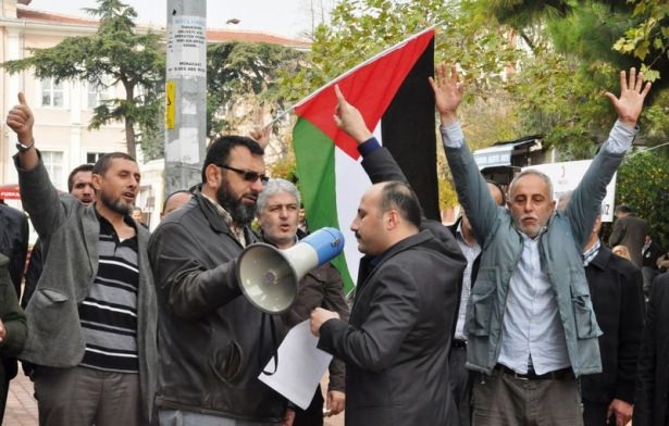 Türkiye 'Kahrolsun İsrail' sloganlarıyla inledi 78