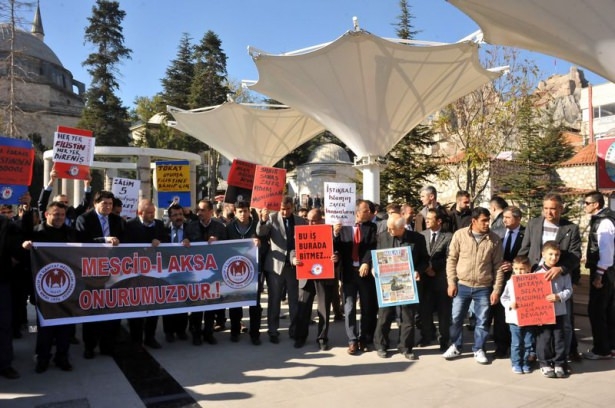 Türkiye 'Kahrolsun İsrail' sloganlarıyla inledi 81