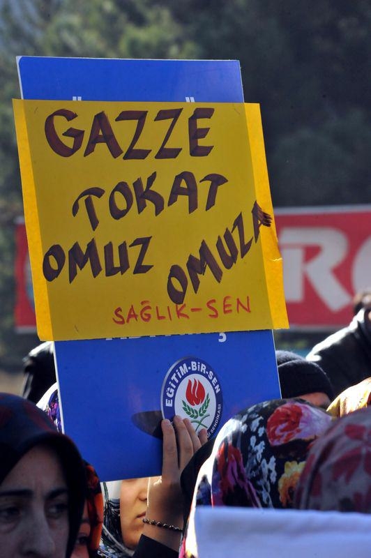 Türkiye 'Kahrolsun İsrail' sloganlarıyla inledi 83