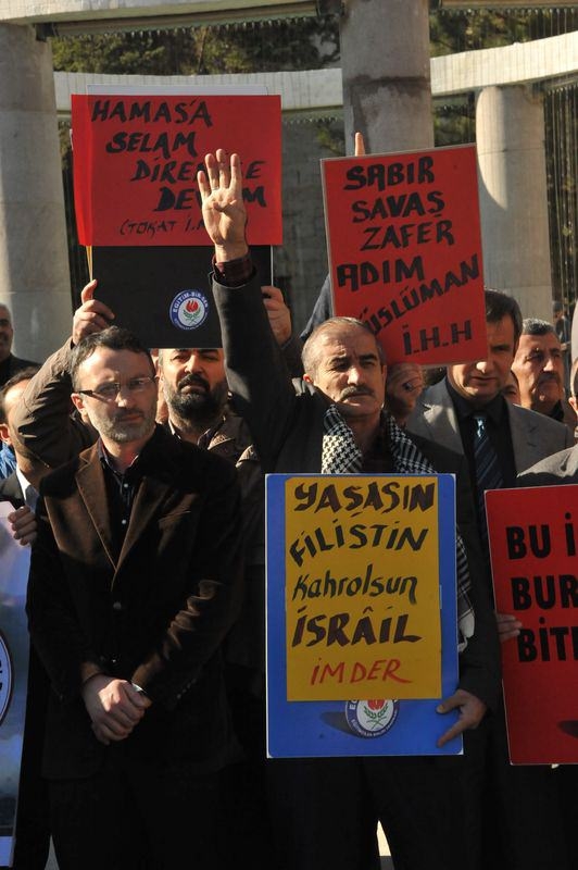 Türkiye 'Kahrolsun İsrail' sloganlarıyla inledi 84