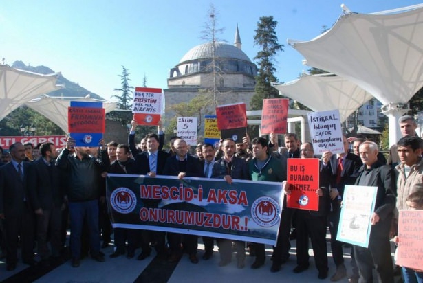 Türkiye 'Kahrolsun İsrail' sloganlarıyla inledi 88