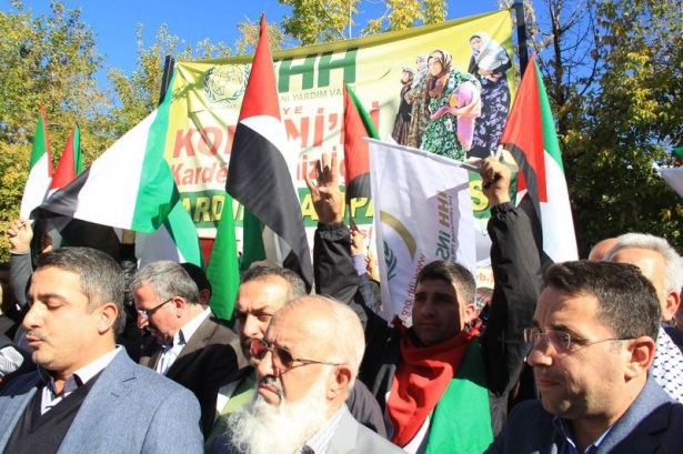 Türkiye 'Kahrolsun İsrail' sloganlarıyla inledi 9