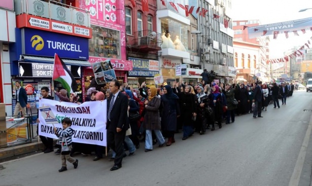 Türkiye 'Kahrolsun İsrail' sloganlarıyla inledi 93
