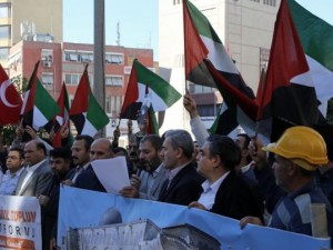 Türkiye 'Kahrolsun İsrail' sloganlarıyla inledi