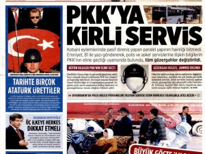 11 Kasım 20014 gazete manşetleri