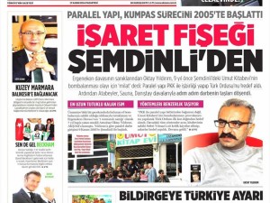 17 Kasım 2014 gazete manşetleri