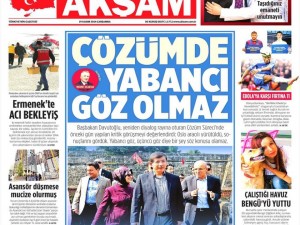 19 Kasım 2014 gazete manşetleri