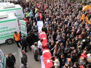 Ermenek'te 8 maden şehidine son görev