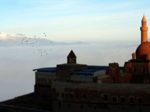 Doğubayazıt'ta harika görüntü
