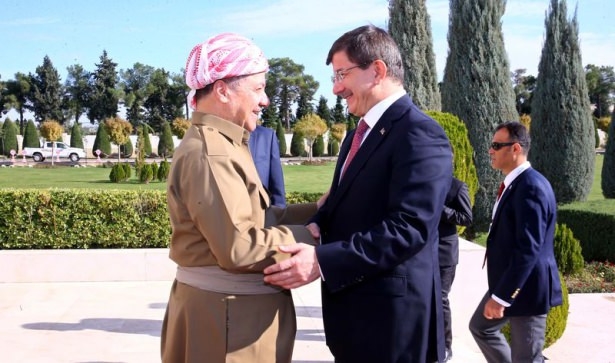 Davutoğlu, Barzani ile bir araya geldi 1