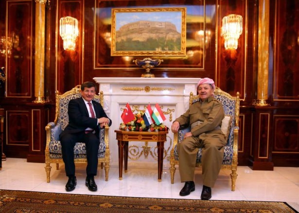 Davutoğlu, Barzani ile bir araya geldi 7