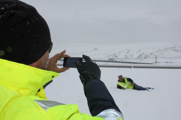 Kar kalınlığı 10 santimetreyi geçti! 1