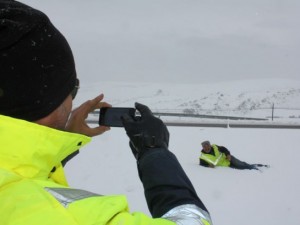 Kar kalınlığı 10 santimetreyi geçti!