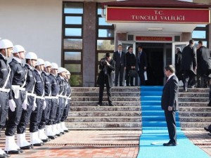 Tunceli'de tarihi anlar!