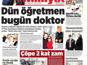 12 Aralık 2014 gazete manşetleri