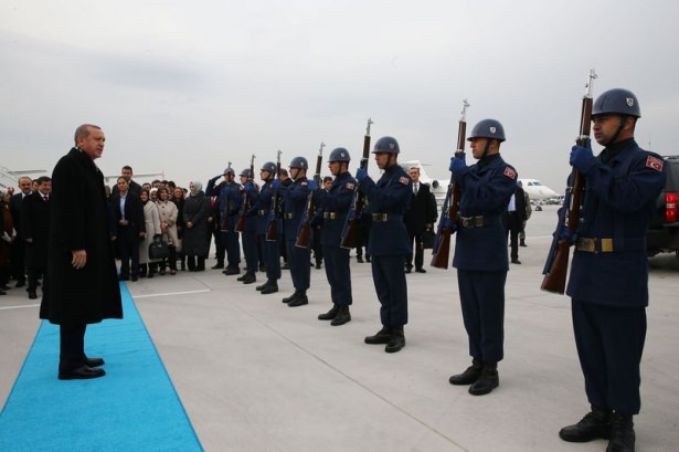 Erdoğan ve Davutoğlu hızlı tren açılış törenine katıldı 7
