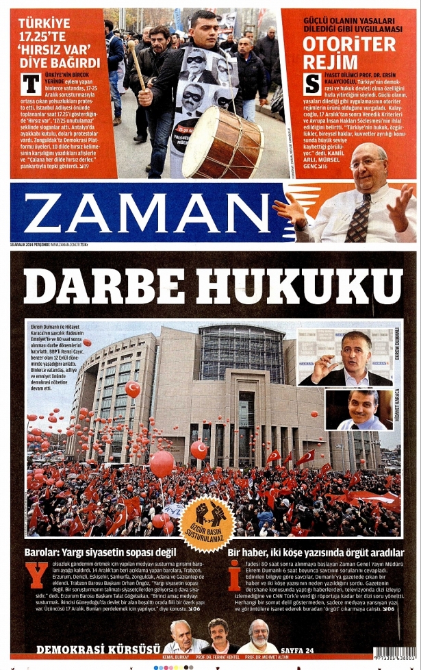 18 Aralık 2014 gazete manşetleri 5