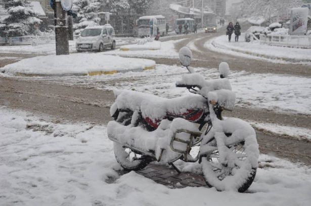 Türkiye'de hayran bırakan kar manzaraları 24