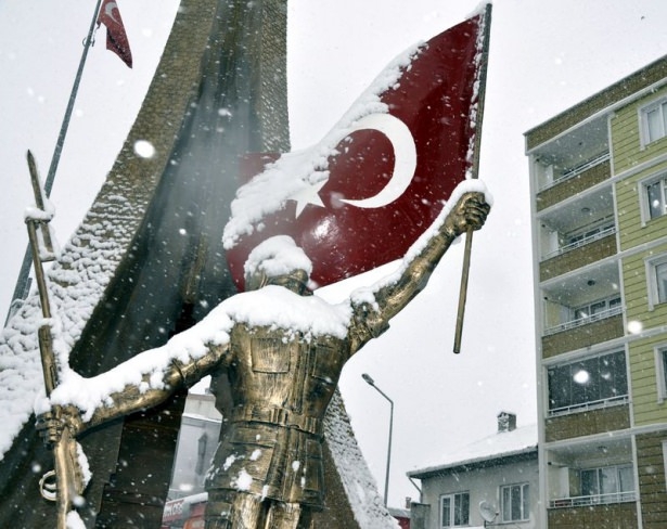 Türkiye'de hayran bırakan kar manzaraları 28