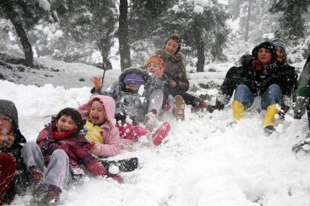 Türkiye'de hayran bırakan kar manzaraları 35