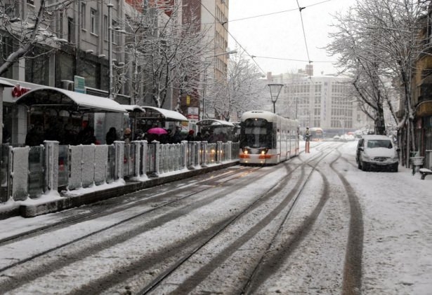 Türkiye'de hayran bırakan kar manzaraları 46
