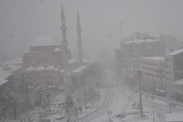 Türkiye'de hayran bırakan kar manzaraları 48