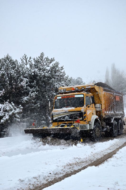 Türkiye'de hayran bırakan kar manzaraları 59