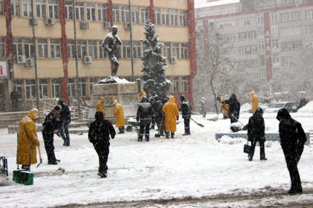 Türkiye'de hayran bırakan kar manzaraları 67