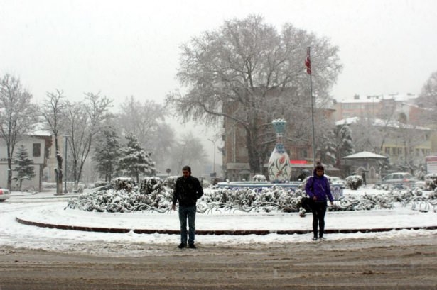 Türkiye'de hayran bırakan kar manzaraları 68