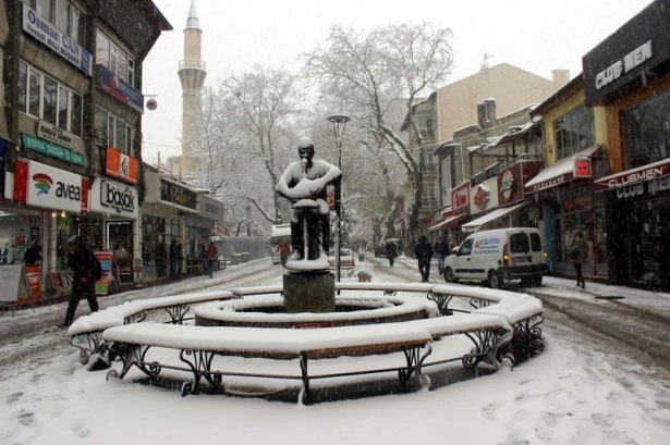 Türkiye'de hayran bırakan kar manzaraları 70