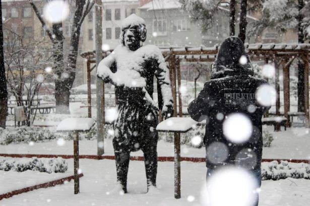 Türkiye'de hayran bırakan kar manzaraları 71