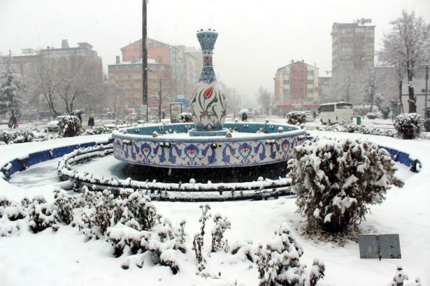 Türkiye'de hayran bırakan kar manzaraları 74