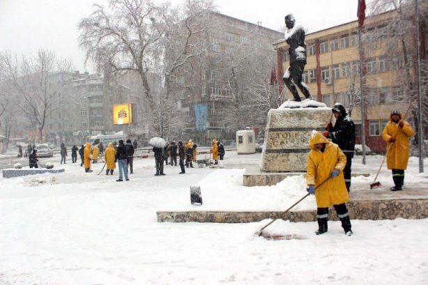 Türkiye'de hayran bırakan kar manzaraları 78