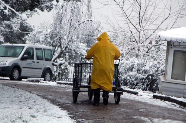 Türkiye'de hayran bırakan kar manzaraları 9