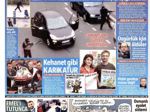 8 Ocak 2015 gazete manşetleri