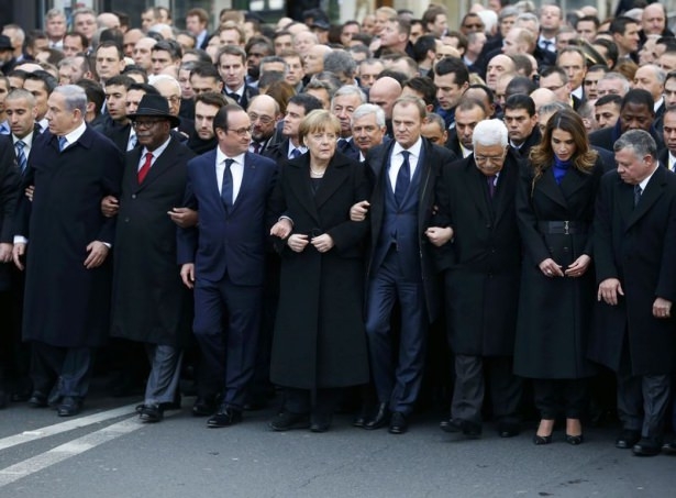 Dünya liderleri teröre karşı yürüdü 17