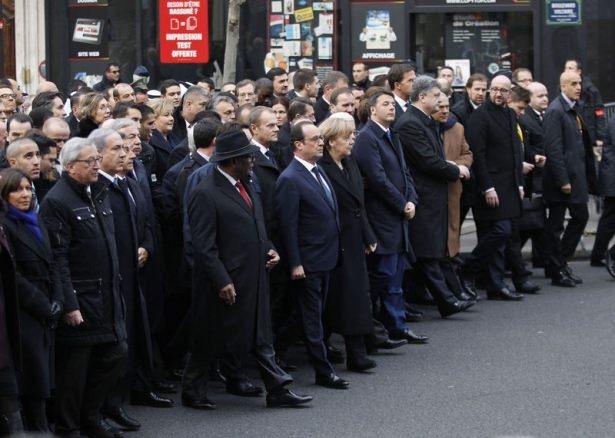 Dünya liderleri teröre karşı yürüdü 19