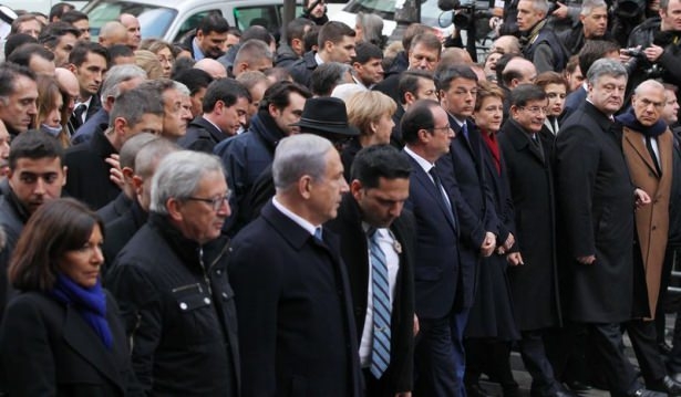 Dünya liderleri teröre karşı yürüdü 6