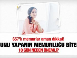 Memurluğu bitiren durumlar nelerdir?