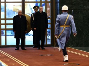 Cumhurbaşkanlığı Saray'ında sıradışı karşılama